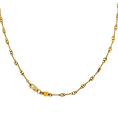 Chrome Hearts クロムハーツ 22K ツイストチェーン 16inch ゴールド