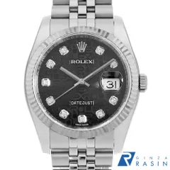 あ*ち様 ROLEX DATEJUST 10Pダイヤ　ブラックSS×WG自動巻き 楽天市場】ROLEX ロレックス 126333G デイトジャスト 41 10P