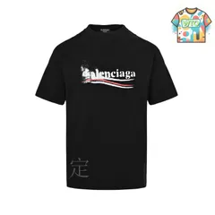 【今日WTO】Balenciaga バレンシアガ 24ss ファジーコーラプリント半袖 T シャツ-SG60