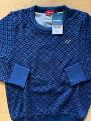 YONEX ゴルフセーター 防風裏地付き青. 黒 Ｍ