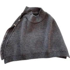 ☆ グレー ☆ ネックウォーマー ニット ファスナータイプ ネックウォーマー ニット レディース スヌード ニットスヌード ポンチョ ストール レイヤード タートルネック つけ襟 衿 襟 ハイネック 重ね着 ネックカバー 防寒 かわいい 暖かい あったか