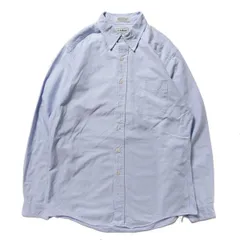 00's LLBean LLビーン コットン オックスフォード ボタンダウン シャツ (15 1/2-35) 青 無地 90年代 旧タグ オールド　アメリカ古着 USED  ビンテージ ヴィンテージ