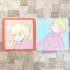 【2枚】『ドカ食いダイスキ！もちづきさん』 コースター コラボカフェ  まるよのかもめ 望月美琴 白泉社のサムネイル