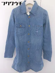 ◇ Lee リー × URBAN RESEARCH ROSSO ロッソ 長袖 ミニ デニム シャツ ワンピース サイズM インディゴ レディース  【中古】 【1112300003083】