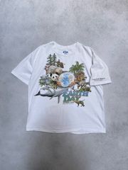 【 EARTH DAY 】80's　USA製　HANES　ヘインズ　アニマルTシャツ　XLサイズ