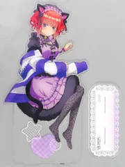 【中古】アクリルスタンド・アクリルパネル 中野二乃 イラストA BIGアクリルスタンド 「五等分の花嫁×UNDERGROUNDCIRCUS」 オープンラグビーシャツ購入特典