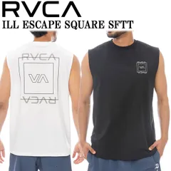 ルーカ ラッシュガード メンズ RVCA ILL ESCAPE SQUARE SFTT サーフタンクトップ ノースリーブ 水陸両用 UVプロテクト UPF50 25SS BF041879
