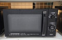 【中古品】 ゼピール ZEPEAL 電響社 電子レンジ 横開き ターンテーブル 17L 600W 50/60Hz共用 AR-G17L 2023年製 ブラック ○YR-19087○