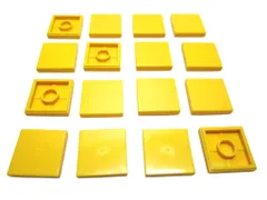 レゴ★未使用！黄色の２×２タイル１６点セット