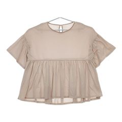 BEAMS LIGHTS ベージュ フレアトップス 38 タグ付き - メルカリ