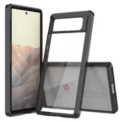 Google Pixel 6 ケース ピクセル6  耐衝撃 ハイブリット クリア ケース 【Color】 ブラックのサムネイル