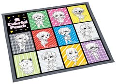 【新着商品】KB4-A カラフルピーチ25 日本製 キッズ 43×43cm ランチクロス お弁当 子供用 スケーター(Skater)