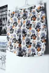 W ( M ー XL ) Club Monaco(クラブモナコ) 半ズボン パンツ The HANDSOME リネン 地図- 1CF6