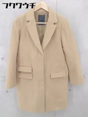 ■ N. NATURAL BEAUTY BASIC 比翼 チェスター コート サイズM ブラウン系 レディース 【中古】 【1103030004280】