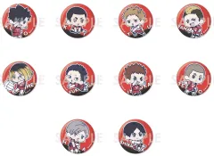 【中古】バッジ・ビンズ 全10種セット 「ハイキュー!! わちゃっと！トレーディング缶バッジ 音駒」