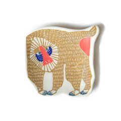 KATA KATA 印判手豆皿(マンドリル ・ブラウン)