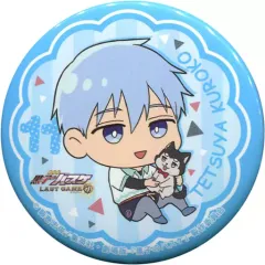 【中古】バッジ・ピンズ(キャラクター) 黒子テツヤ(座り) 「セガコラボカフェ 劇場版 黒子のバスケ LAST GAME 第1弾 デフォルメ缶バッジ ～ホームパーティーver.～」