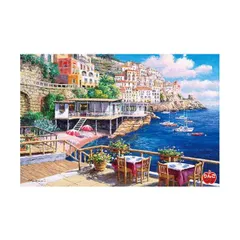 絵画　Ｆ６サイズ　工藤進　アマルフィー海岸　画歴書及びサイン入 絵画 F6サイズ 工藤進 アマルフィー海岸 画歴書及びサイン入