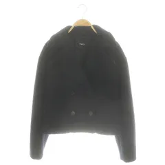 セオリー Theory 22AW TEDDY FLEECE FAUX FUR PEACOTE Pコート ピーコート ダブル ショート丈 P 紺 ネイビー /MF ■OSのサムネイル