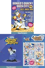 【中古】ポストカード 集合 ポストカードセット(3枚セット) 「ディズニー・パルパルーザ”ドナルドのクワッキー・ダッグシティ”」 東京ディズニーランド限定