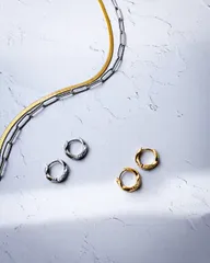 フープピアスsize S（片耳用１個売り）【金属アレルギー対応】