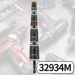 Klein Tools インパクト ドライバー 用 ソケット ビット セット 両頭ソケット 7 8 10 12 13 14 15 17mm 6角軸 六角シャンク 6-1/2インチ シャフト 32934M
