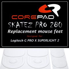 Wireless用マウスソール 2 2set国内 SUPERLIGHT X PRO PRO PRO G Logitech Skatez Corepad