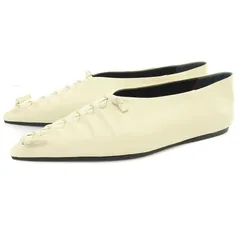 ジルサンダー JIL SANDER バレリーナ Ballerinas ポインテッドトゥフラットシューズ パンプス 37.5 24.5cm ベージュ /YQ ■OSのサムネイル