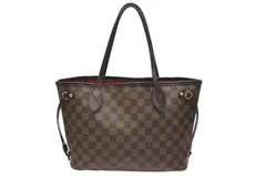 LOUIS VUITTON ルイヴィトン ネヴァーフルPM トートバッグ N51109 ダミエキャンバス ブラウン ゴールド金具 美品 中古 4b005263