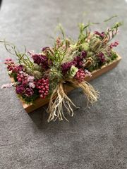 木箱　arrangement ドライフラワー　置きタイプ