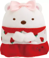 【中古】ぬいぐるみ しろくま てのりぬいぐるみ 「すみっコぐらし×サクマいちごみるくキャンディ」