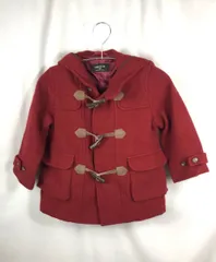 COMME CA ISM 赤色ダッフルコート   JTB-278