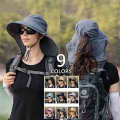 帽子 つば広 レディース UVカット ハット 日よけ 小顔効果 大きいサイズ 飛ばない バケットハット 自転車 リボン 女優帽 紫外線対策 可愛い あご紐 登山  vii3w453596