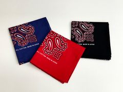 バンダナ 3枚セット 日本製 綿100%
