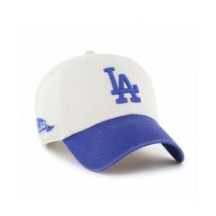 【新品・未使用】'47 6PANEL CAP (Dodgers CLEAN UP) BONE / BLUE フォーティーセブン 6パネルキャップ (ドジャース クリーンアップ) ボーン / ブルー