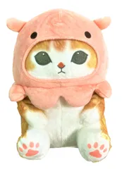 Spiral Cute mofusand 海の生き物にゃん3 BIGぬいぐるみ メンダコにゃん モフサンド 30cmサイズ