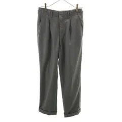 60s 70s ヴィンテージ 総柄 テーパードパンツ グレー メンズ 古着