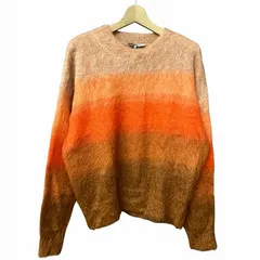 【中古】イザベルマラン ISABEL MARANT グラデーション モヘア ニット オレンジ ブラウン M IH021275055H ☆AA★ イザベルマラン ISABEL MARANT グラデーション モヘア ニット オレンジ