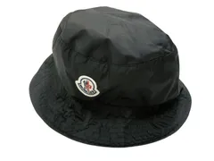 MONCLER/モンクレール】バケットハット ロゴ入り コットン