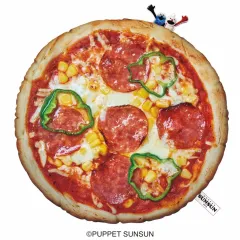 【新品】食玩 雑貨 パペットスンスン ピザクッションポーチ