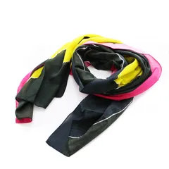 マルニ MARNI ストール 総柄 コットン 黒 ピンク イエロー /YMのサムネイル