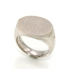 新品正規品 TOMWOOD トムウッド Oval Satin(M) 58 TOM WOOD（トムウッド）の「TOM WOOD oval satin ring トムウッド