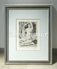 ポール・デルヴォー 版画 「純潔」【額縁付き】Paul Delvaux#FA060018