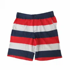 POLO RALPH LAUREN ポロラルフローレン ボーダー柄 トリコロールカラー ショートパンツ ボトムス ネイビー レッド ホワイト