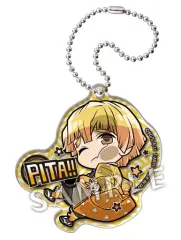 【中古】キーホルダー・マスコット(キャラクター) 我妻善逸 「ぴた!でふぉめ 鬼滅の刃 アクリルキーホルダー」