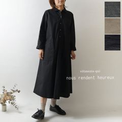 R&D.M.Co-（オールドマンズテーラー）ヘリンボーンリネンガウンコート
