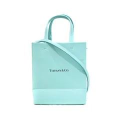 ティファニー TIFFANY & CO. ミニショッピングトートバッグ ショルダーバッグ 2WAY レザー ティファニーブルーのサムネイル