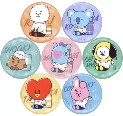 【中古】バッジ・ピンズ 全7種セット オリジナル描き起こし缶バッジ 「ファミリーマート×BT21 キャンペーン」 2022年12月対象商品2品購入特典