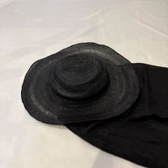 Uhr ウーア Scarf Sun Hat 帽子 21SSUhr-HT203 ブラック size:F【代官山A07】
