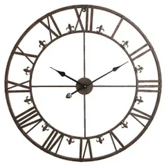 【新品・2営業日で発送】COVENTGARDEN（コベントガーデン） 掛け時計 アイアンダイヤル・ラージクロック BM-76